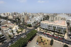 View over the city of Casablanca, Morocco